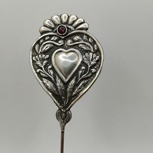 Vintage Sterling Silver Hat/Hair Pin 6 inches by 2 inches